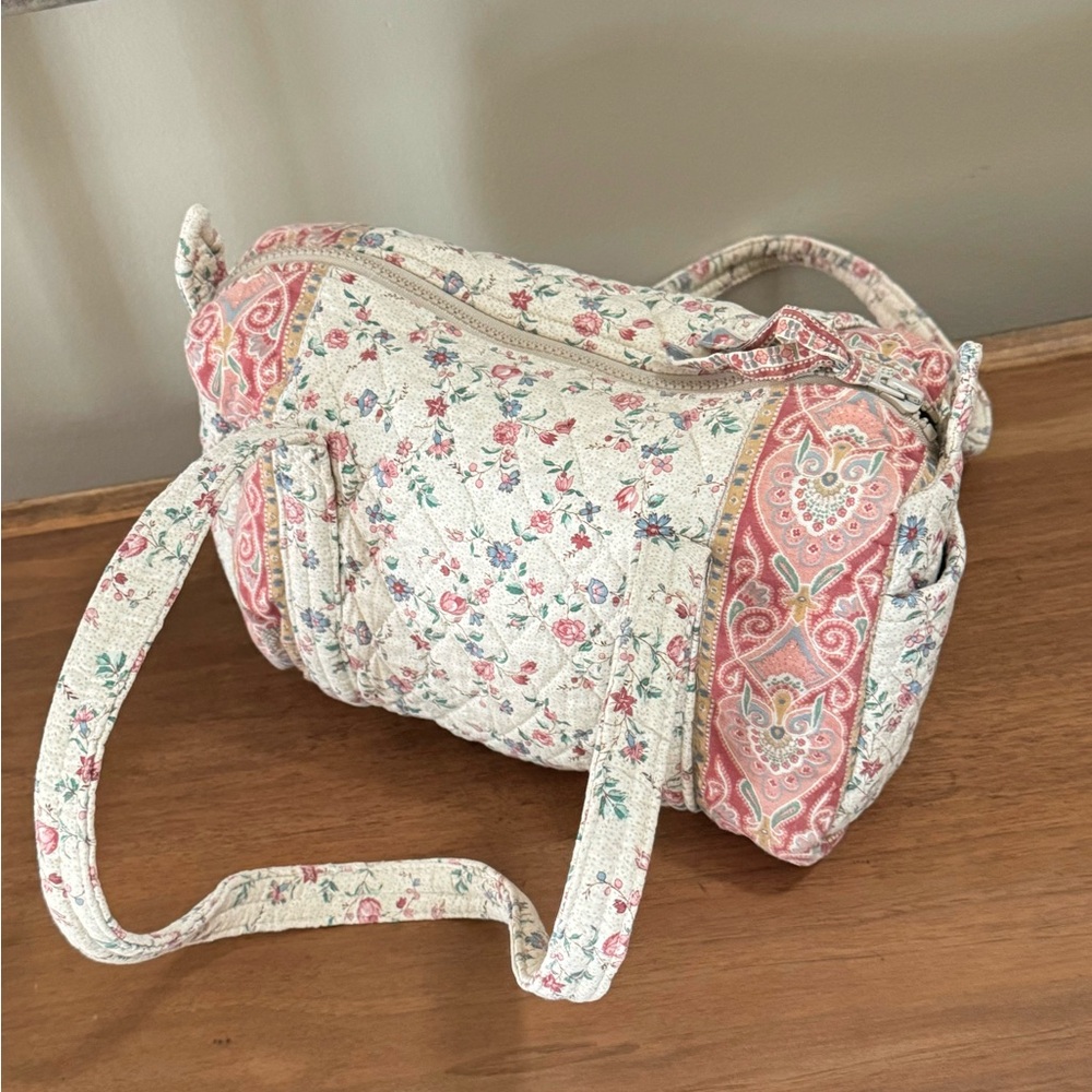 Vintage 1985 Vera Bradley “Cream” Floral Print Bag